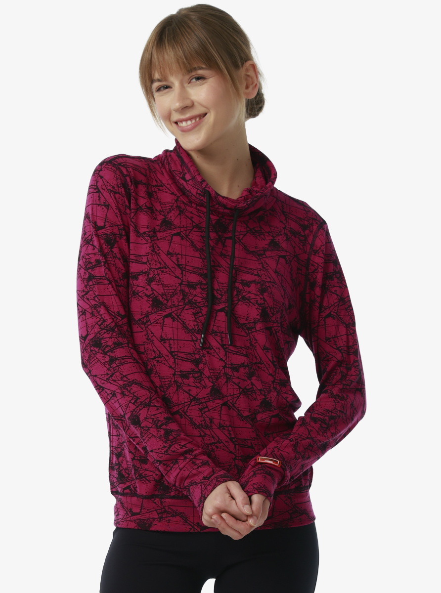 Kadın Termal Sweatshirt 2. Seviye 50454 - Fuşya - Blackspade (1)