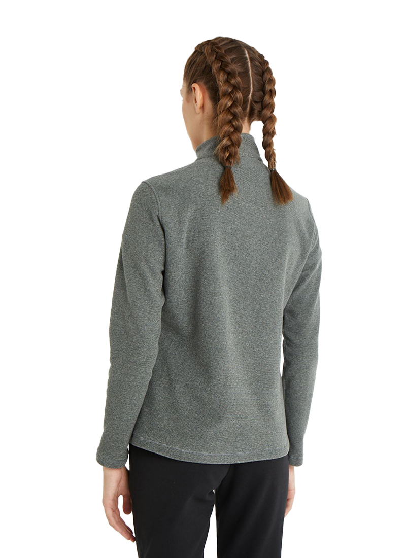 Kadın Termal Sweatshirt 51260 - Gri Melanj - 3