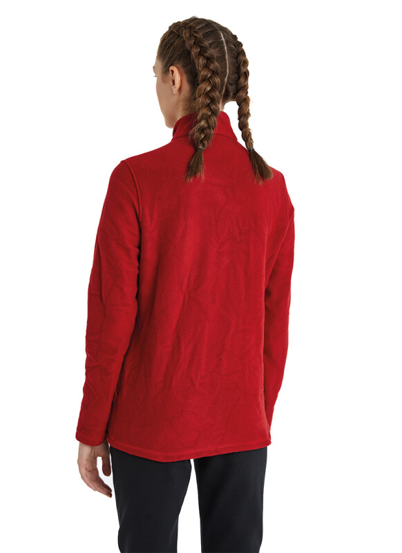Kadın Termal Sweatshirt 51264 - Kırmızı - 5