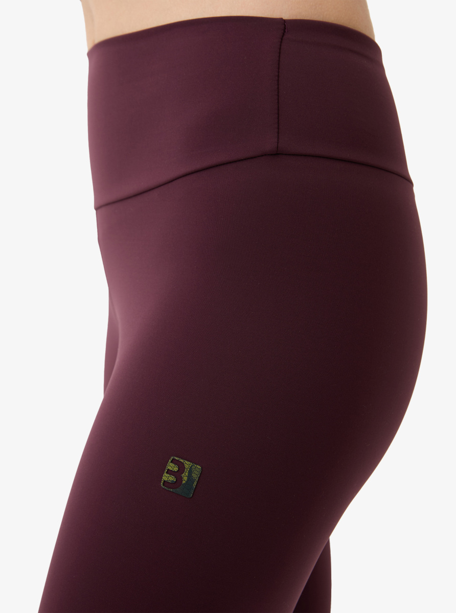 Kadın Toparlayıcı Spor Tayt 70595 - Bordo - 6