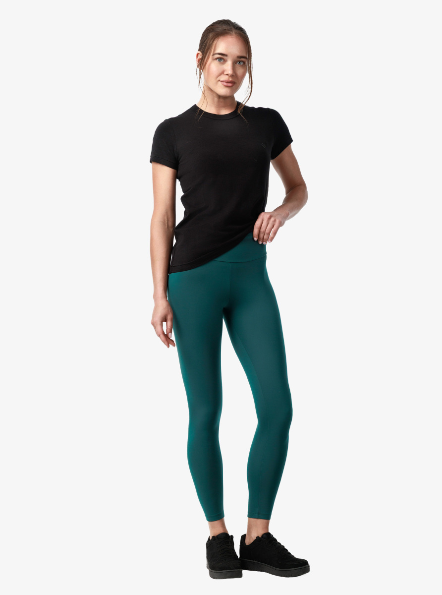 Kadın Toparlayıcı Spor Tayt 70595 - Yeşil - 4