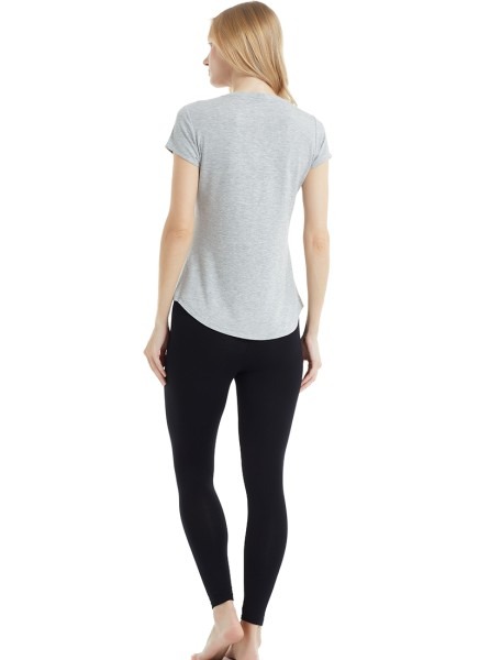 Kadın TShirt 50792 - Gri - 2