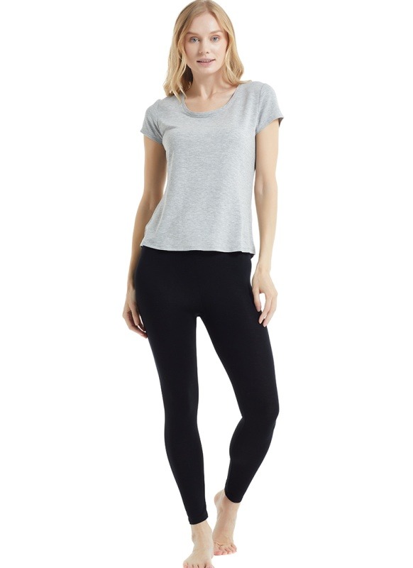 Kadın TShirt 50792 - Gri - 1