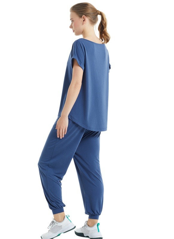 Kadın TShirt 60102 - Mavi - 2