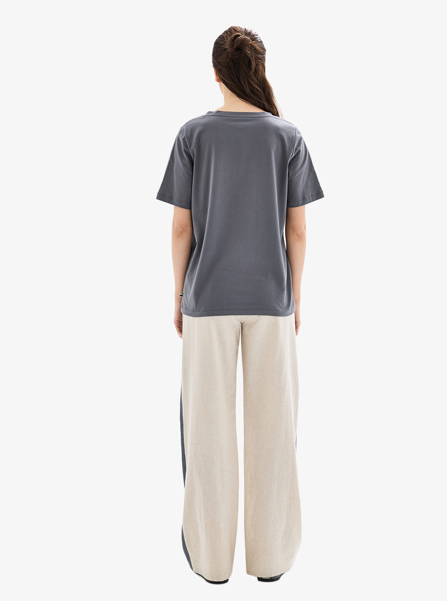 Kadın T-Shirt 60629 - Antrasit - 5