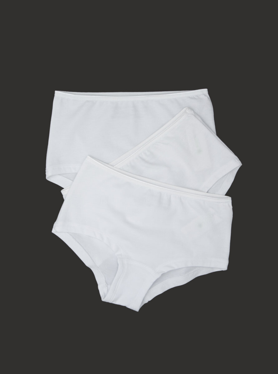 Kız Çocuk Boxer 3'lü Paket 1295 - Beyaz - 2