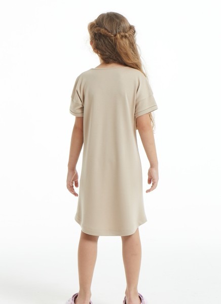 Kız Çocuk Elbise 60118 - Krem - 3