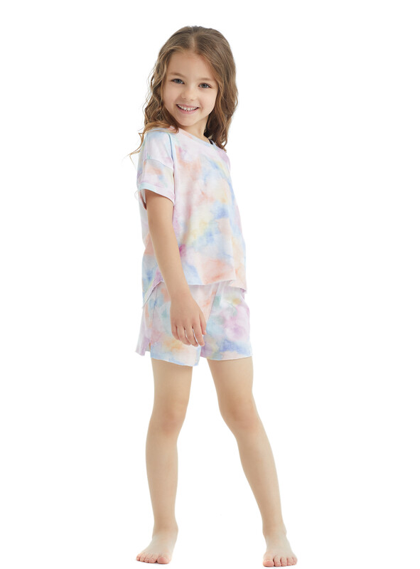 Kız Çocuk Pijama Takımı 60285 - Desenli - 3