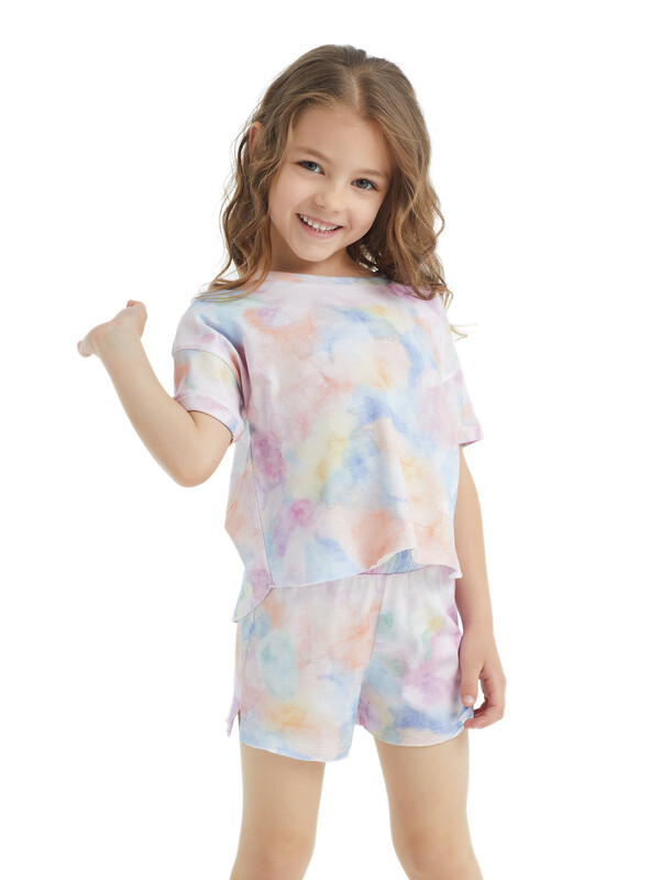 Kız Çocuk Pijama Takımı 60285 - Desenli - 4