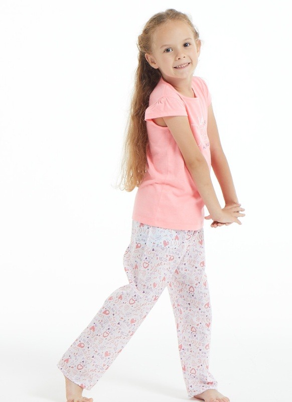 Kız Çocuk Pijama Takımı 50814 - Pembe - 3