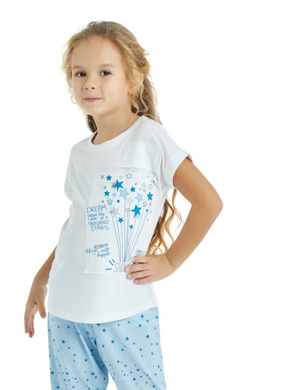 Kız Çocuk Pijama Takımı 50817 - Beyaz - 1