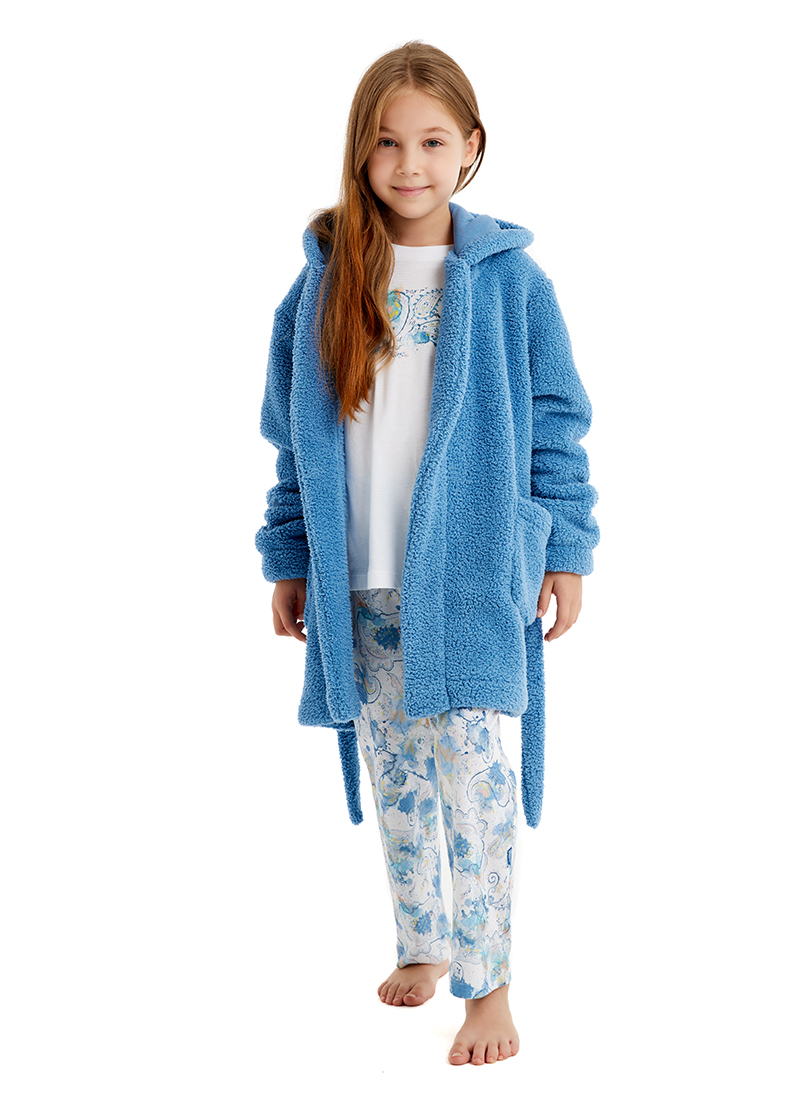 Kız Çocuk Pijama Takımı 51636 - Beyaz - 3