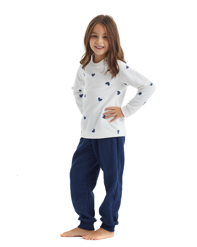 Kız Çocuk Pijama Takımı 60348 - İndigo - Blackspade