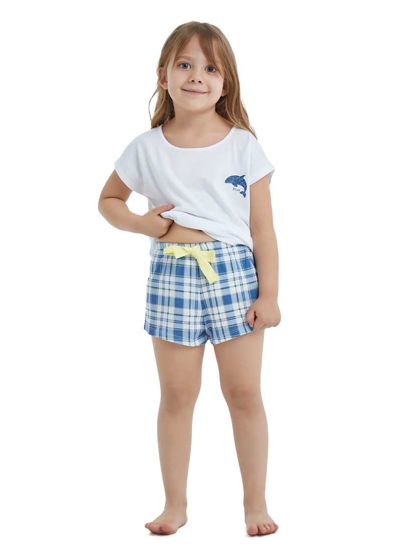 Kız Çocuk Pijama Takımı 60436 - Beyaz - 3
