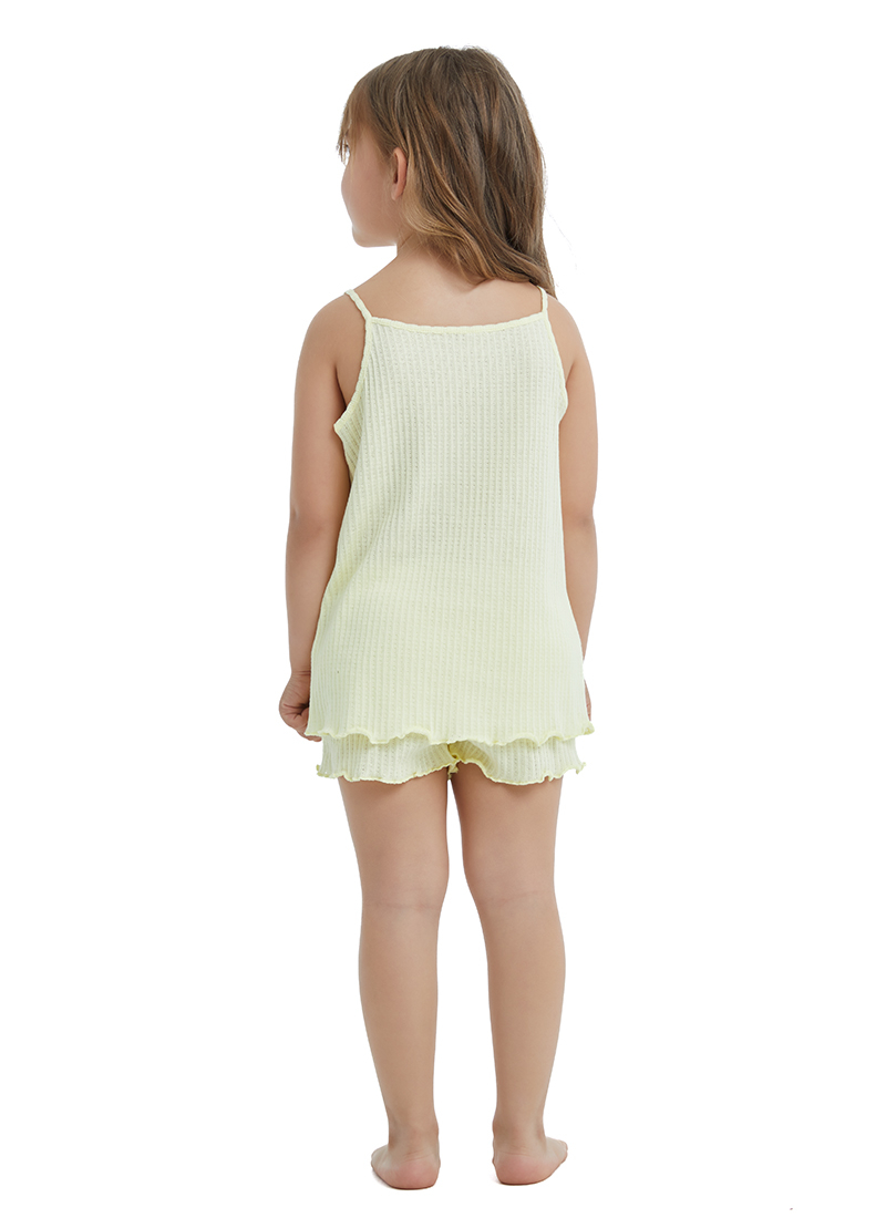 Kız Çocuk Pijama Takımı 60441 - Sarı - 2