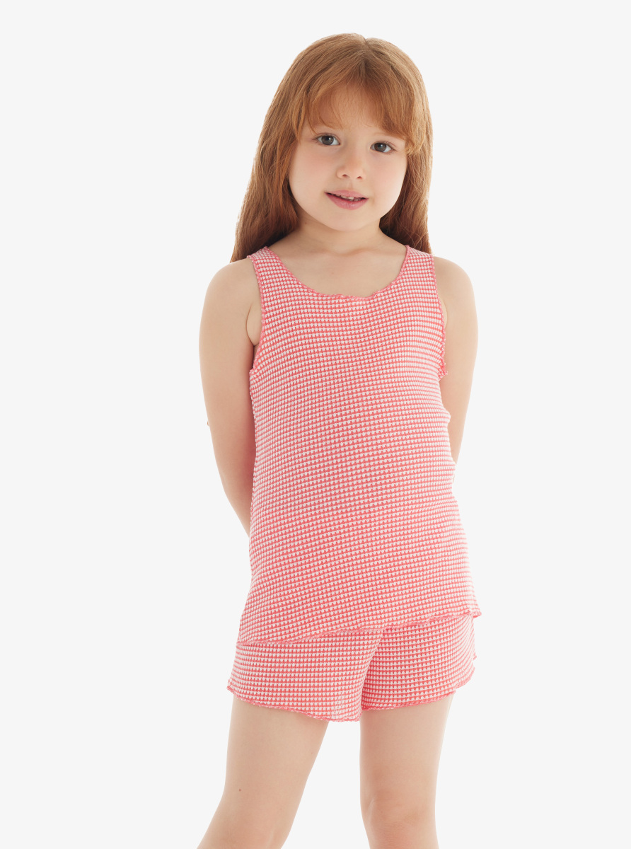 Kız Çocuk Pijama Takımı 60566 - Pembe - 1