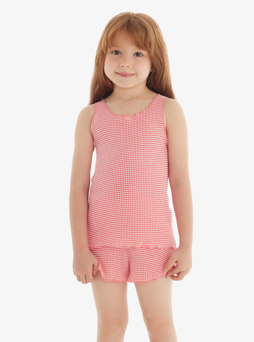 Kız Çocuk Pijama Takımı 60566 - Pembe - 3