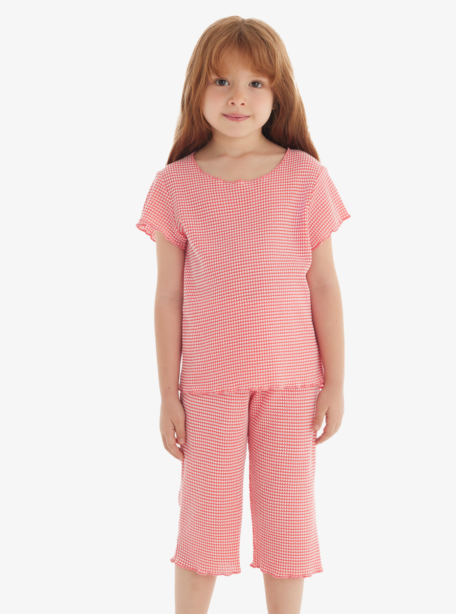 Kız Çocuk Pijama Takımı 60567 - Pembe - 1