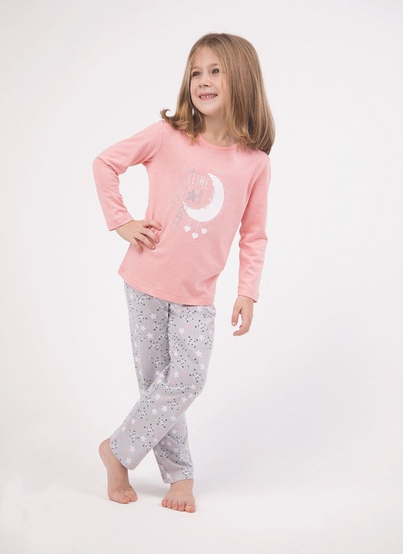 Kız Çocuk Pijama Takmı - 50027 - Pembe - 1