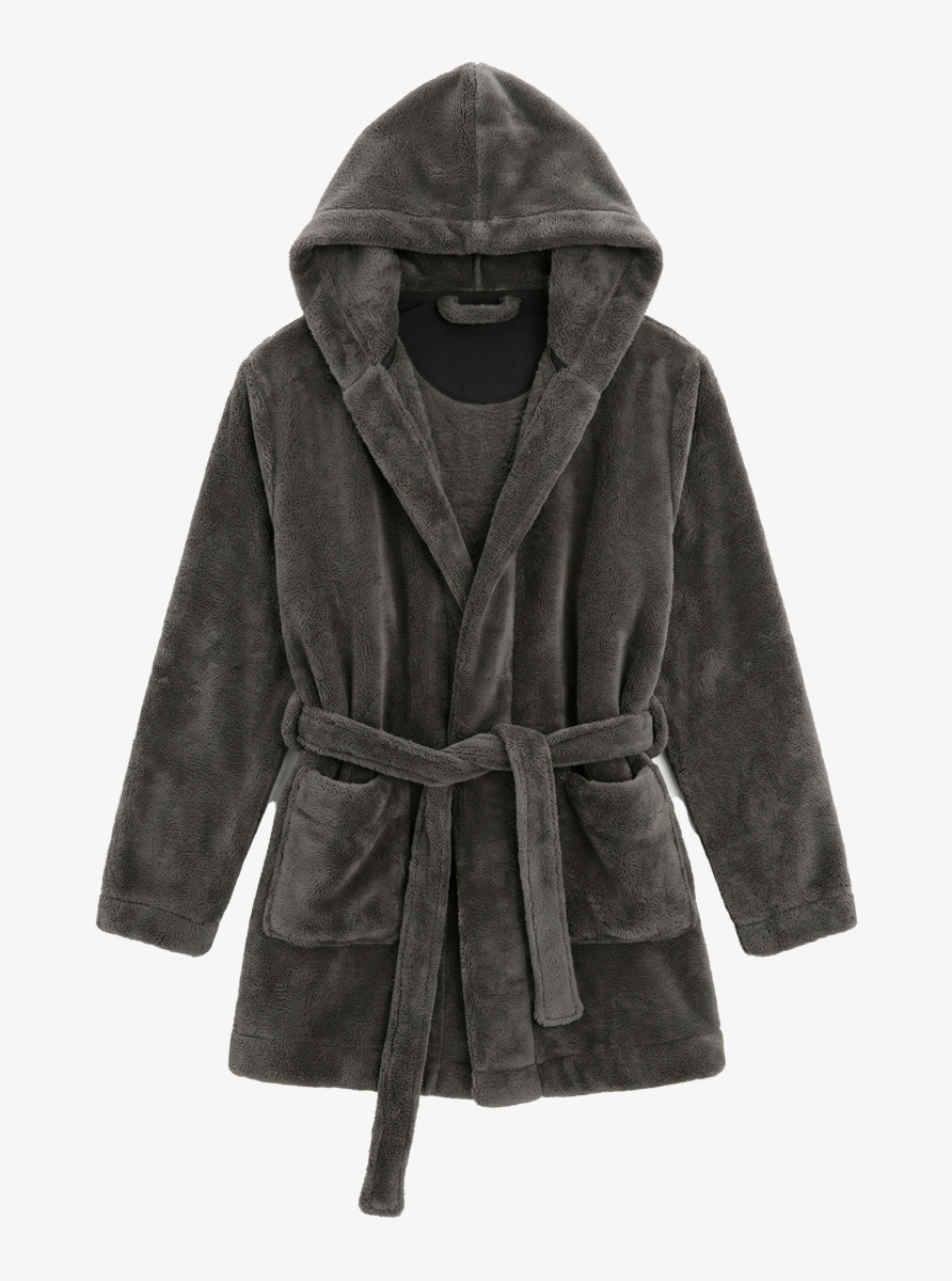 Kız Çocuk Polar Sabahlık 51940 - Antrasit