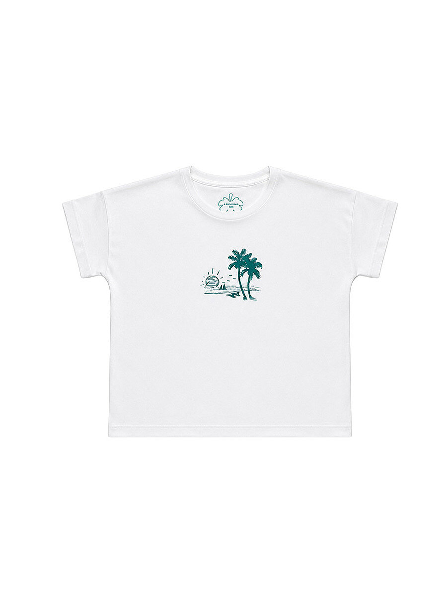 Kız Çocuk T-Shirt 52102 - Beyaz - Blackspade