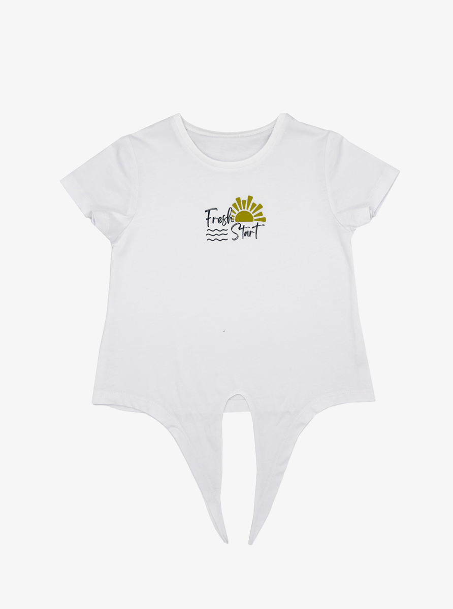 Kadın T-Shirt 60650 - Beyaz