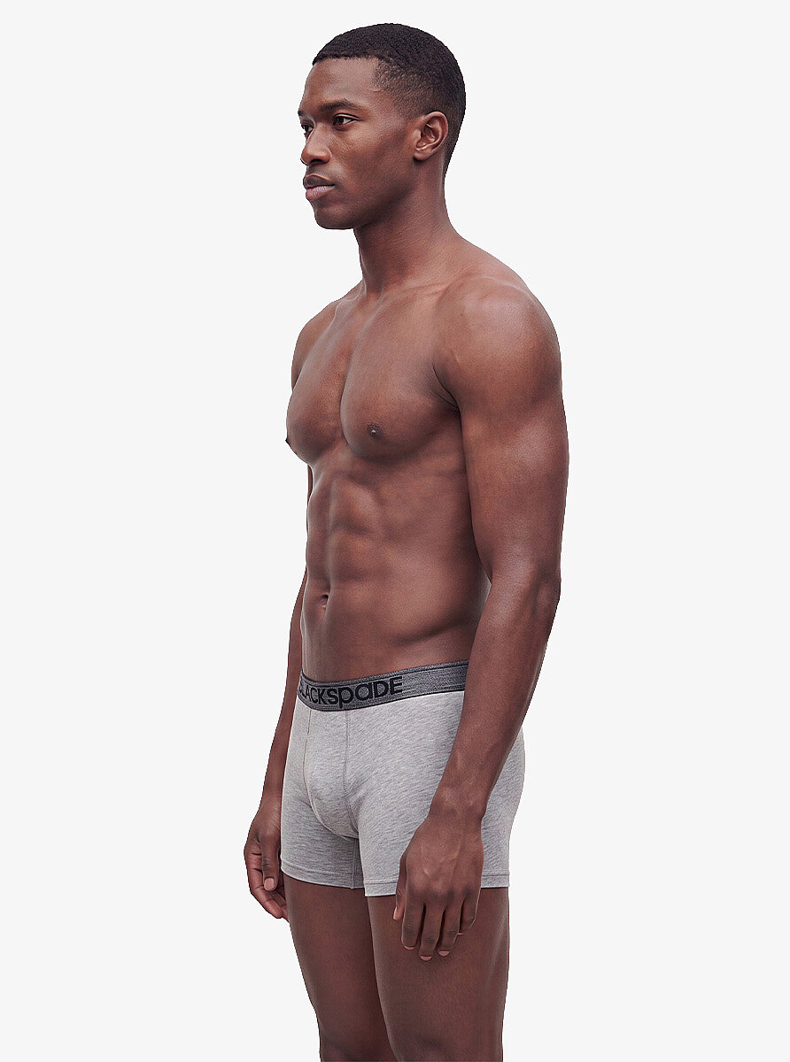 Erkek Boxer 3'lü Paket Modern Basics 9473 - Gri Lacivert Siyah - 3