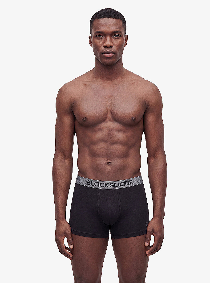 Erkek Boxer 3'lü Paket Modern Basics 9473 - Gri Lacivert Siyah - 2