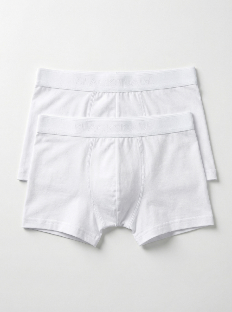 Erkek Boxer Shorty 2'li Paket Mood 9323 - Beyaz - 1