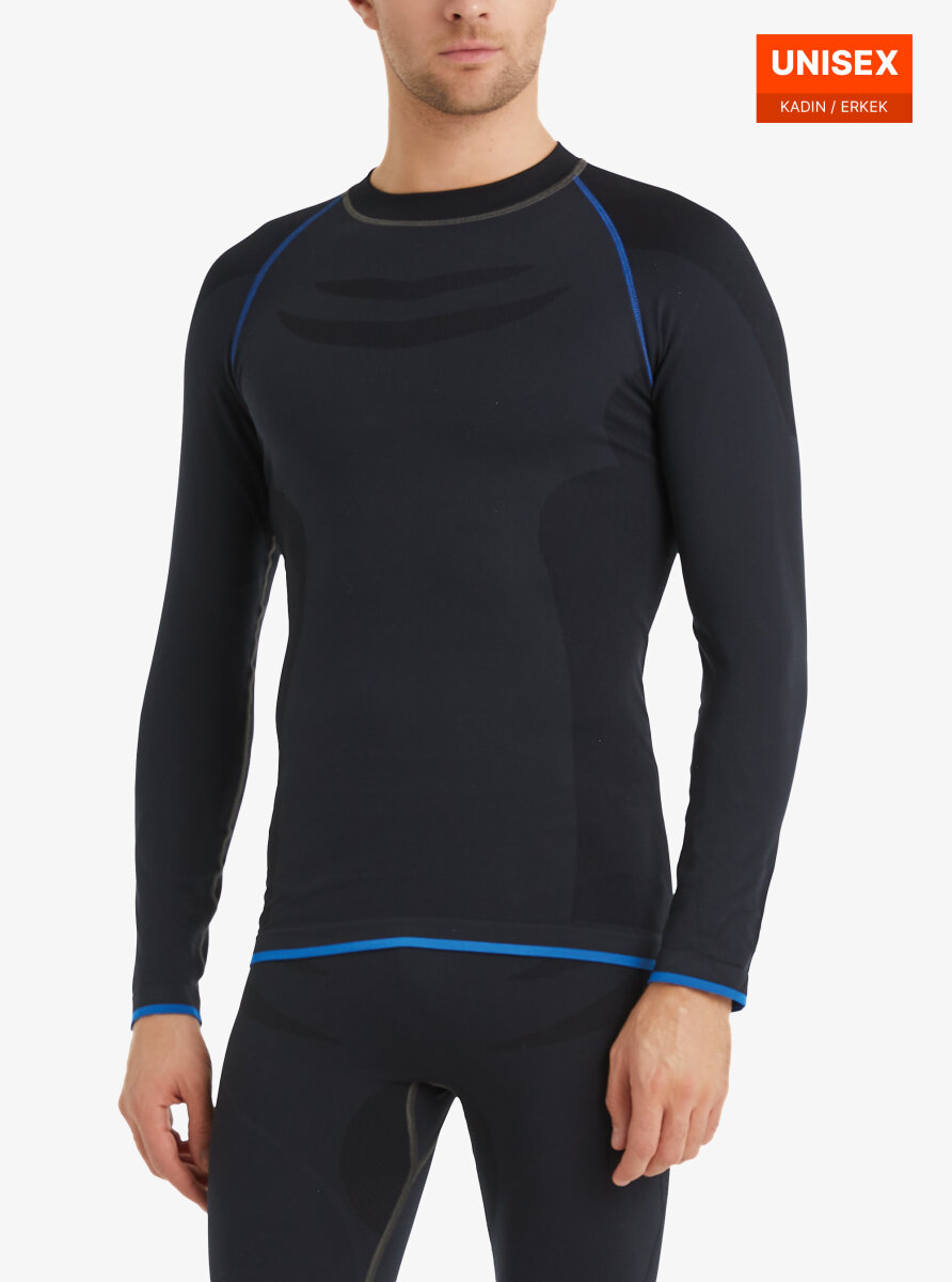 Unisex Termal Tişört Pro 2. Seviye 9571 - Antrasit - Blackspade