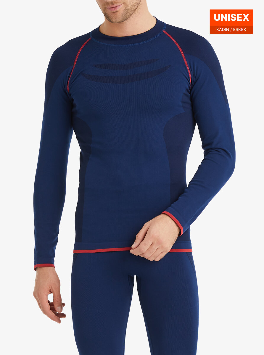 Unisex Termal Tişört Pro 2. Seviye 9571 - Lacivert - Blackspade