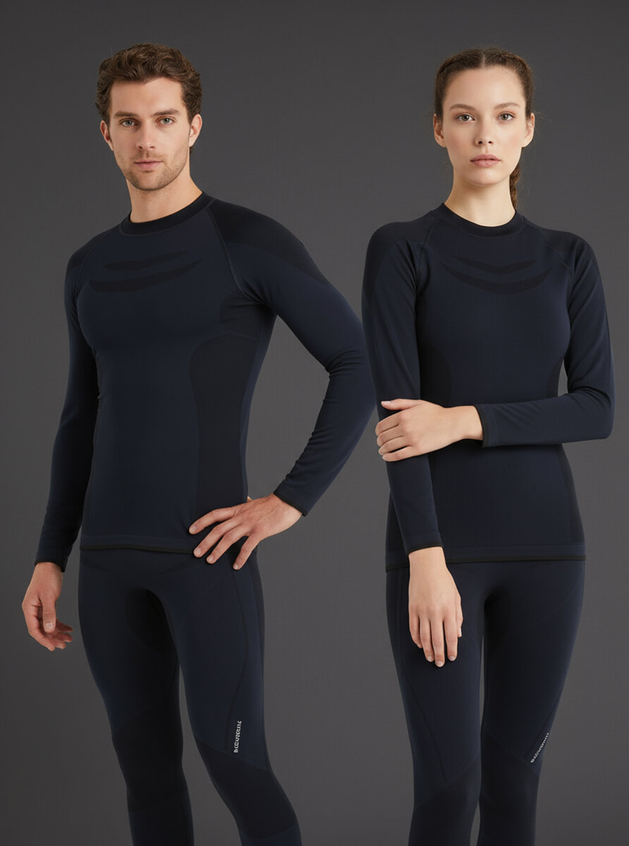 Unisex Termal Tişört Pro 2. Seviye 9571 - Siyah - 5