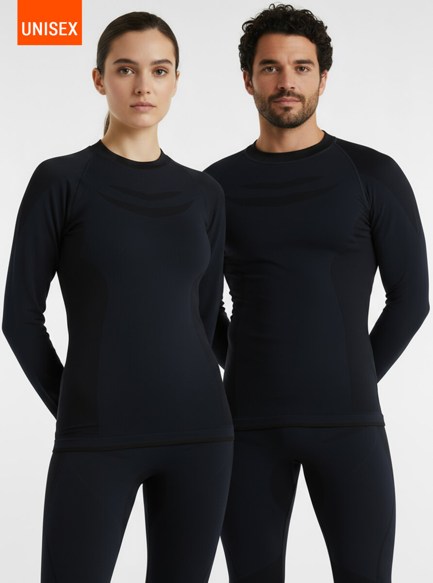 Unisex Termal Tişört Pro 2. Seviye 9571 - Siyah - 1