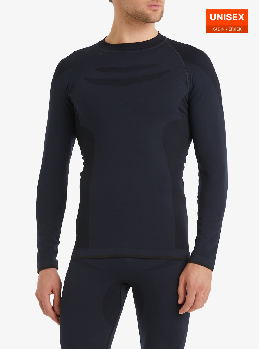 Unisex Termal Tişört Pro 2. Seviye 9571 - Siyah - 1