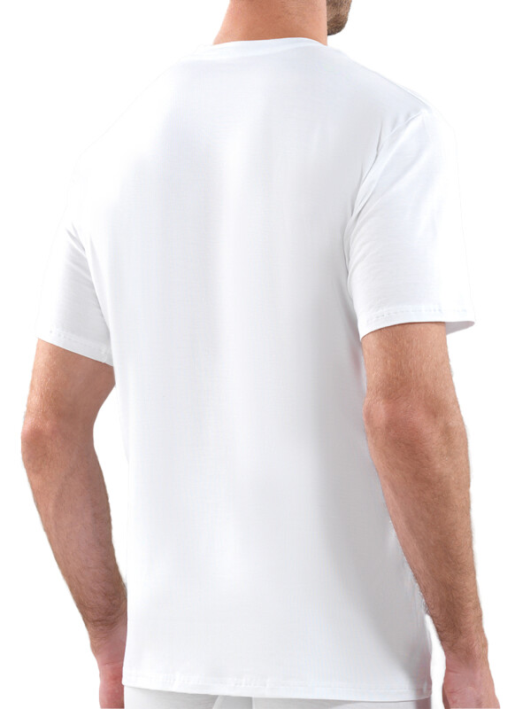 Erkek T-Shirt Silver 9306 - Beyaz - 2