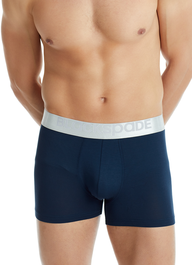 Erkek Modal Elastan Boxer Silver 9302 - Lacivert - 3