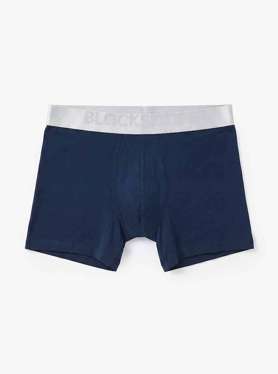 Erkek Modal Elastan Boxer Silver 9302 - Lacivert