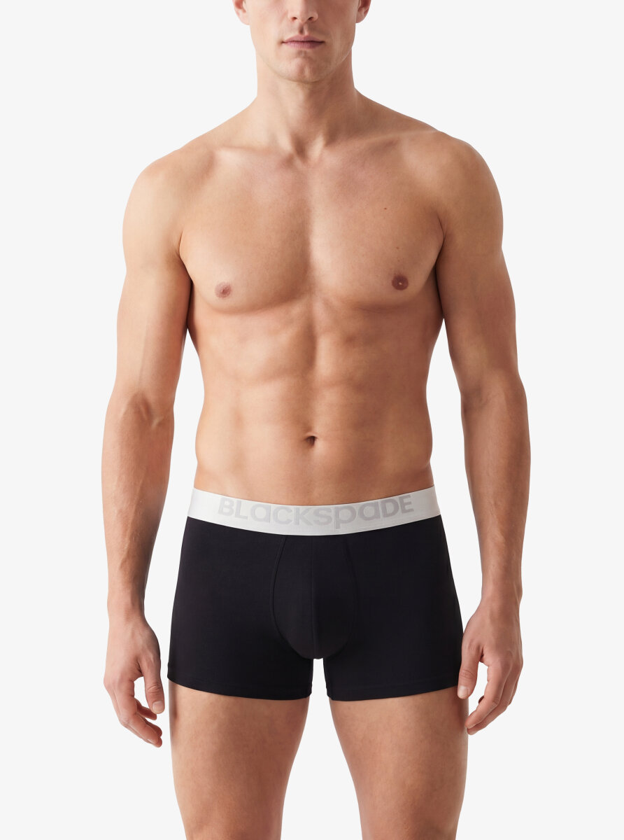 Erkek Modal Elastan Boxer Silver 9302 - Siyah - 3