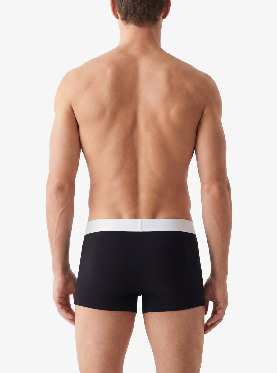Erkek Modal Elastan Boxer Silver 9302 - Siyah - 2