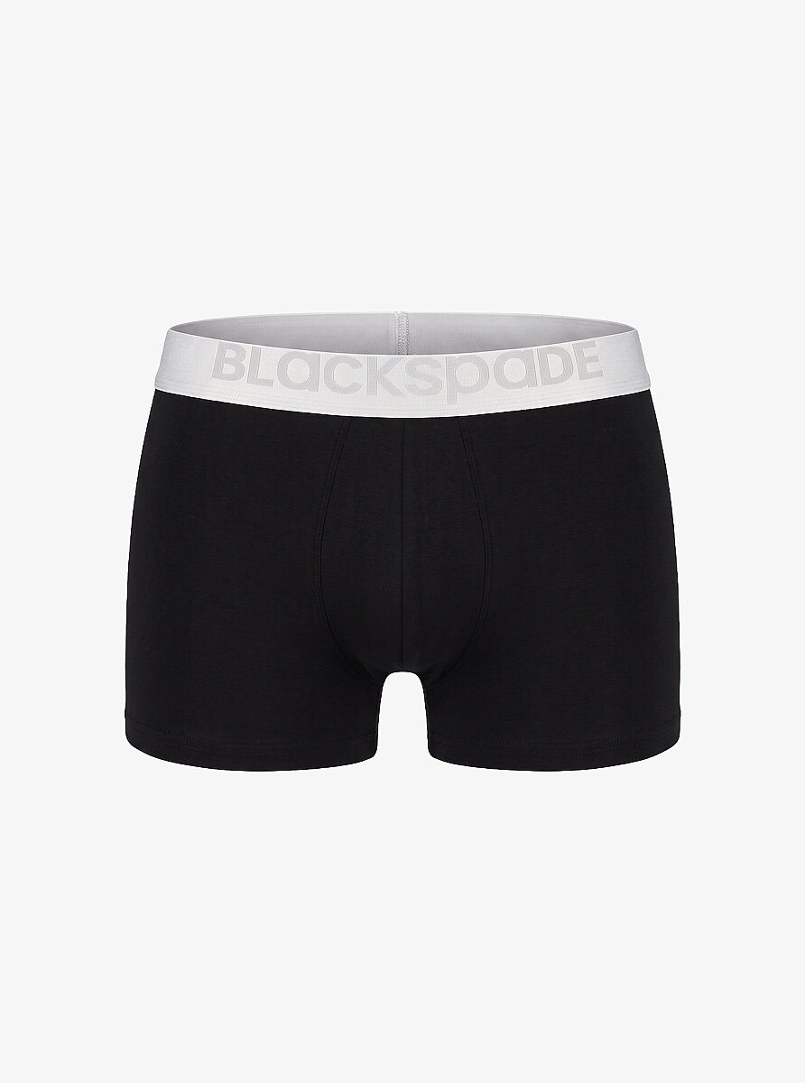 Erkek Modal Elastan Boxer Silver 9302 - Siyah