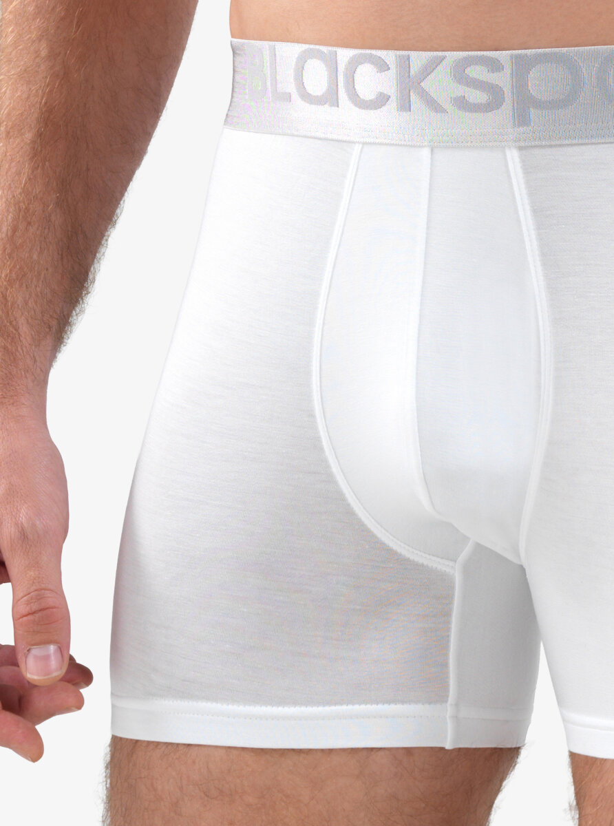 Erkek Modal Elastan Boxer Silver 9303 - Beyaz