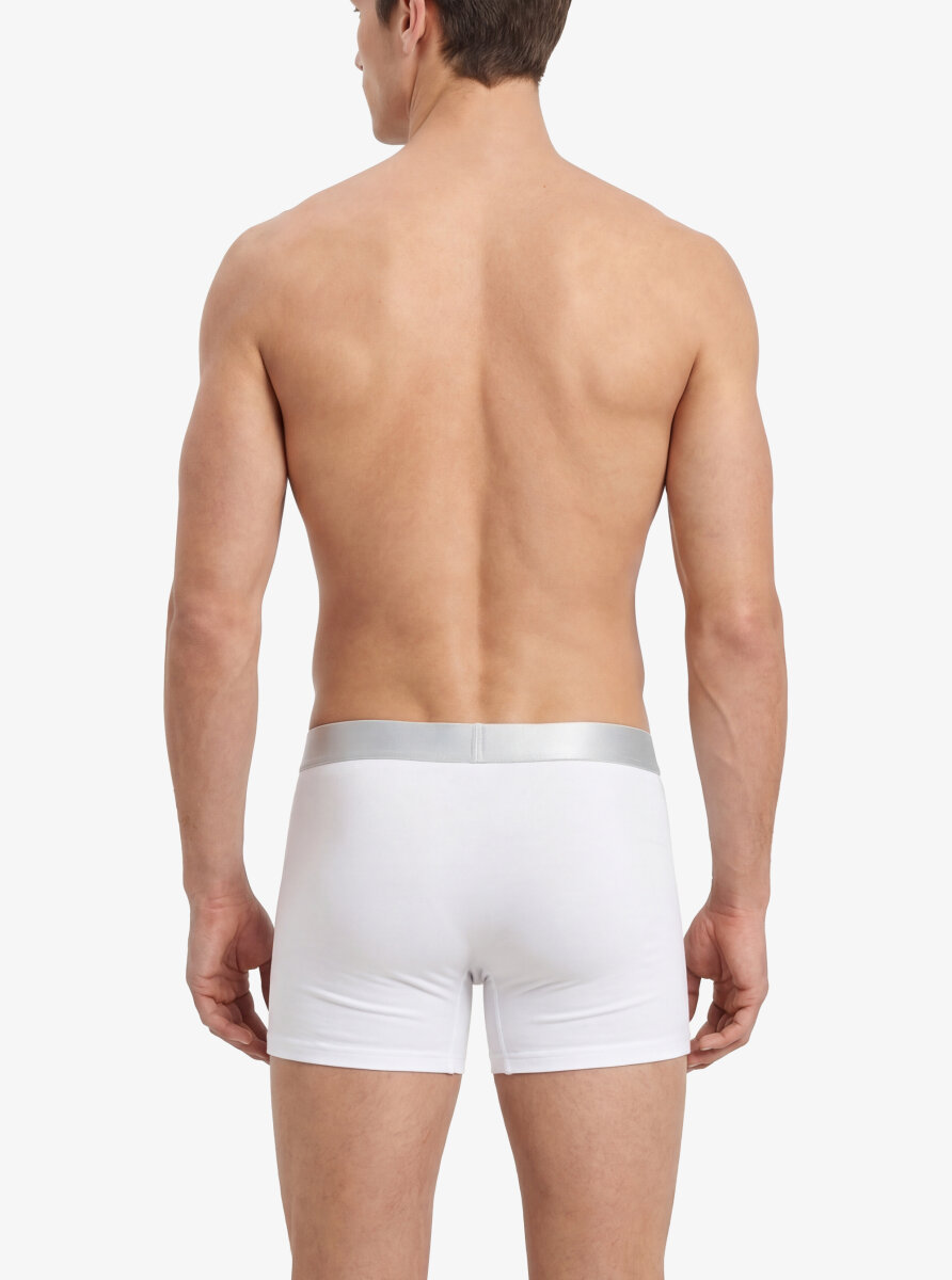 Erkek Modal Elastan Boxer Silver 9303 - Beyaz