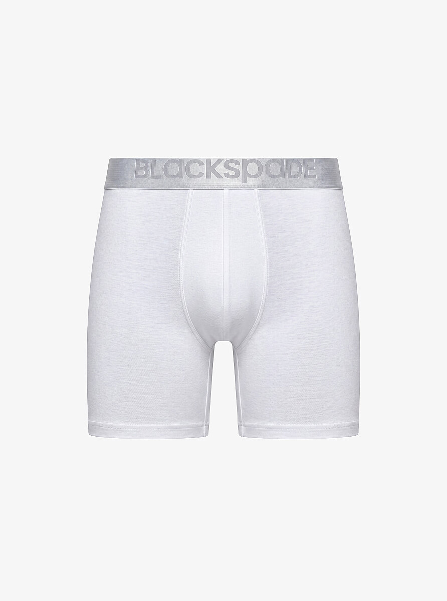 Erkek Modal Elastan Boxer Silver 9303 - Beyaz - 1