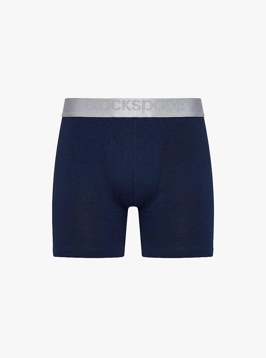 Erkek Modal Elastan Boxer Silver 9303 - Lacivert - Blackspade