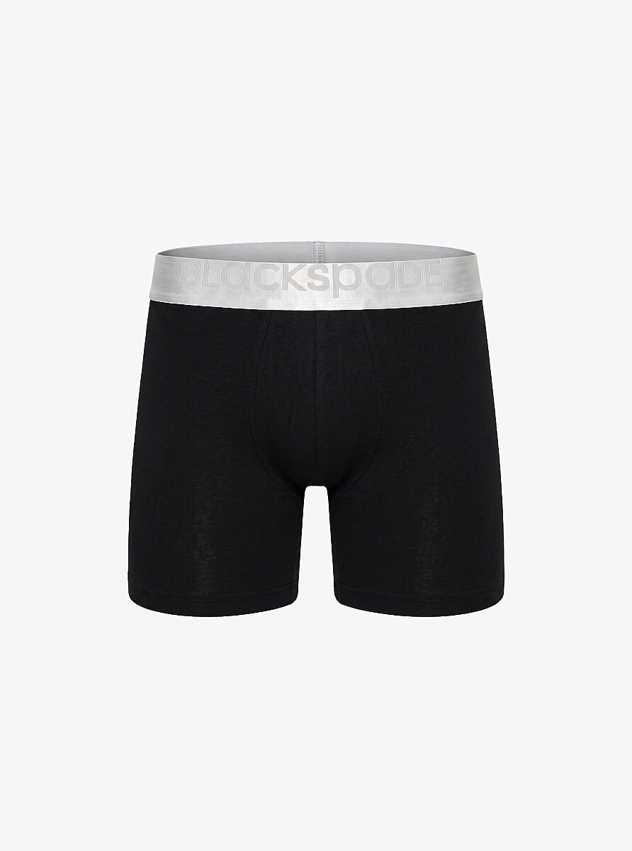 Erkek Modal Elastan Boxer Silver 9303 - Siyah - 1