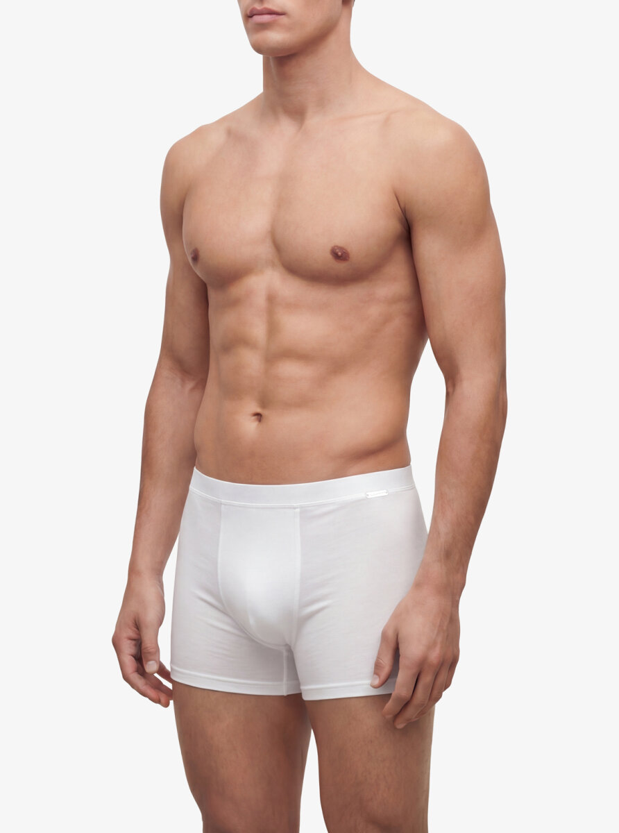 Erkek Modal Elastan Boxer Silver 9310 - Beyaz