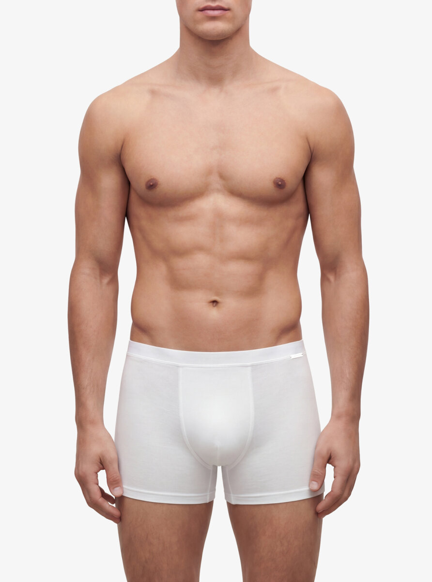 Erkek Modal Elastan Boxer Silver 9310 - Beyaz