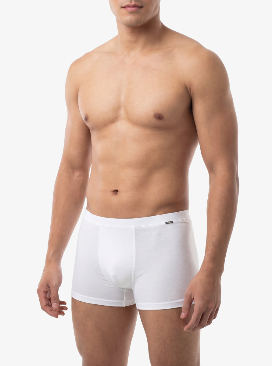 Erkek Modal Elastan Boxer Silver 9310 - Beyaz