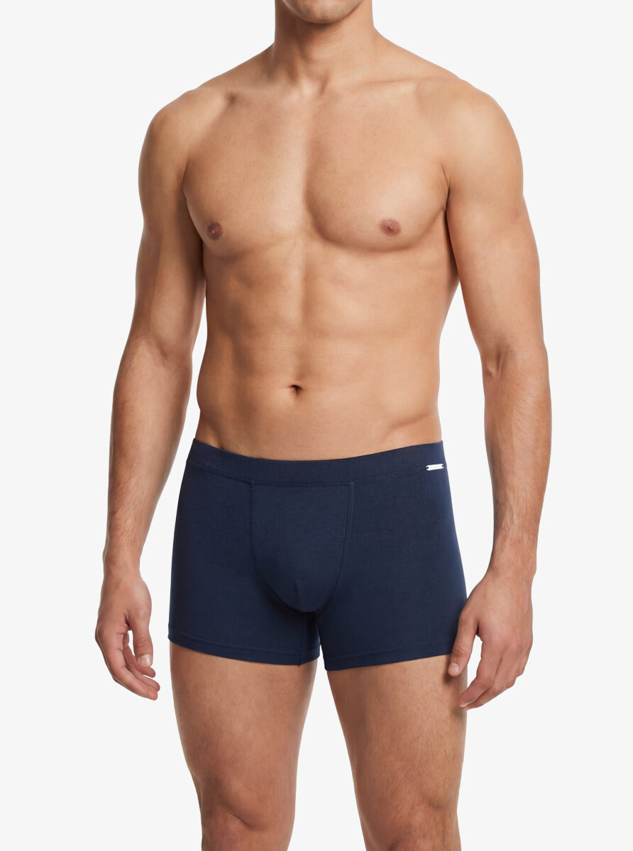 Erkek Modal Elastan Boxer Silver 9310 - Lacivert - 1
