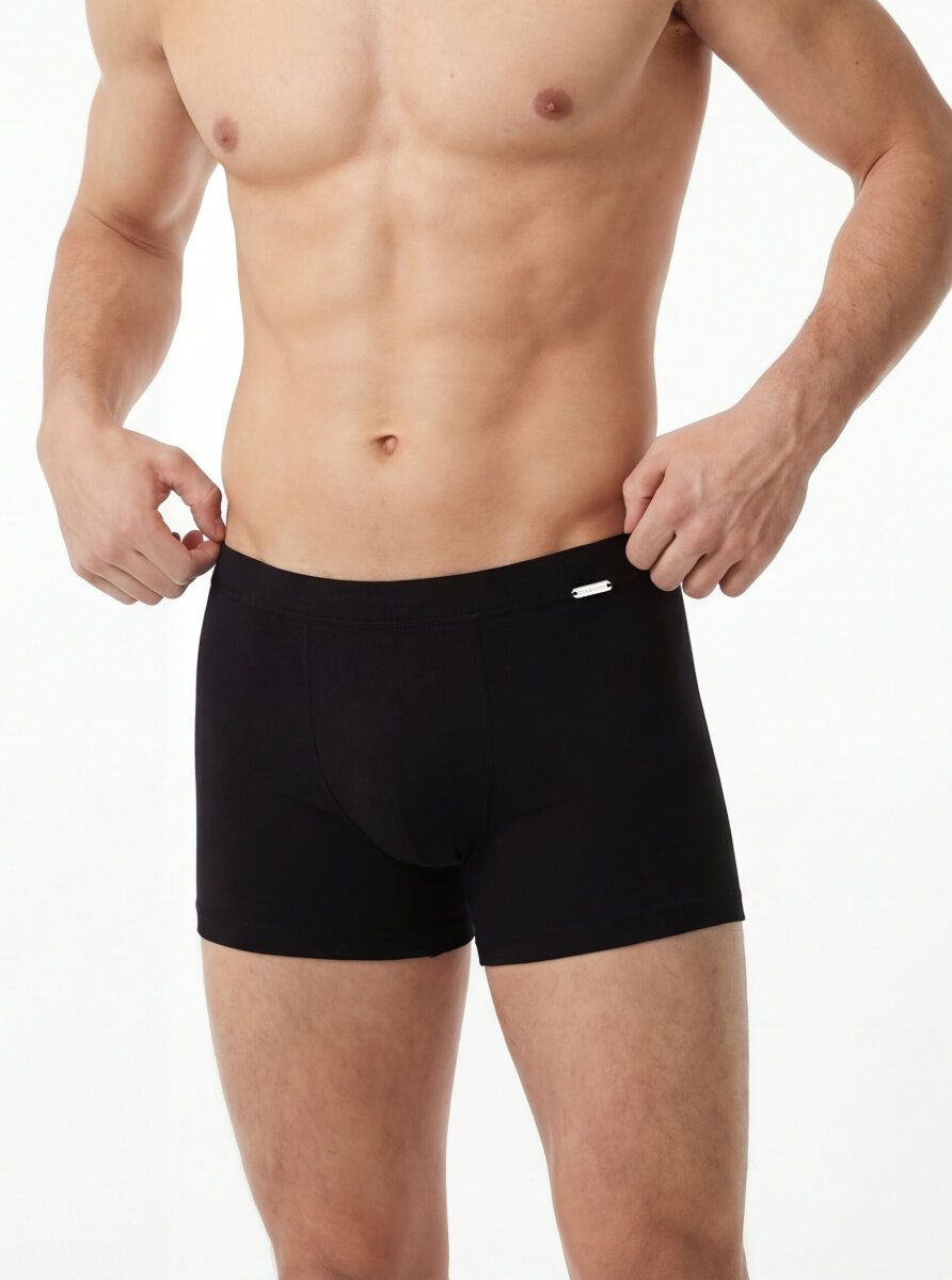 Erkek Modal Elastan Boxer Silver 9310 - Siyah - 3